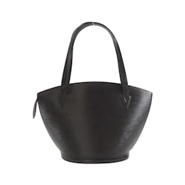 Louis Vuitton-Louis Vuitton Epi Saint Jacques Shopping Shoulder Bag-Black