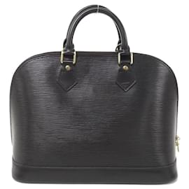 Louis Vuitton-Louis Vuitton Epi Alma PM Handbag-Black