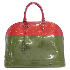 Louis Vuitton-Louis Vuitton Vernis Alma MM Handbag-Red