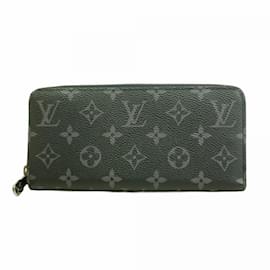 Louis Vuitton-Louis Vuitton Long Wallet Monogram Eclipse-Black