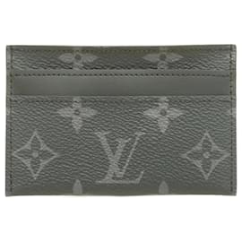Louis Vuitton-Louis Vuitton Monogram Eclipse Business Card Holder-Black