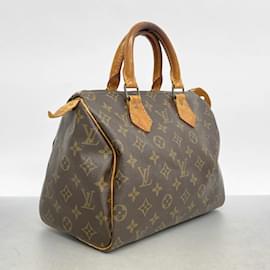 Louis Vuitton-Louis Vuitton Monogram Speedy 25 Handbag-Brown