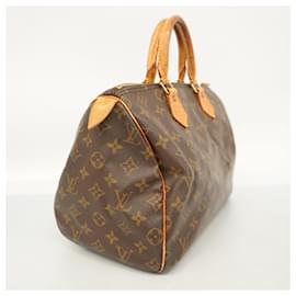 Louis Vuitton-Louis Vuitton Monogram Speedy 30 Handbag-Brown