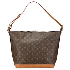 Louis Vuitton-Louis Vuitton Monogram Amfar3 Vanity Star 2way Shoulder Bag Brown Canvas/Leather M47275-Brown