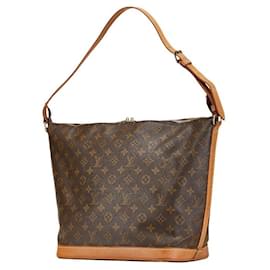 Louis Vuitton-Louis Vuitton Monogram Amfar3 Vanity Star 2way Shoulder Bag Brown Canvas/Leather M47275-Brown