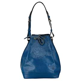 Louis Vuitton-Louis Vuitton Epi Noe Leather Shoulder Bag Blue M44005-Blue