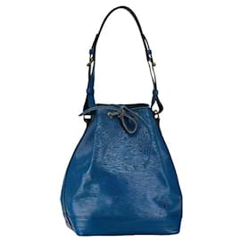 Louis Vuitton-Louis Vuitton Epi Noe Leather Shoulder Bag Blue M44005-Blue