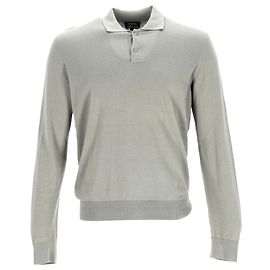 Apc Polo de manga larga A.P.C. en algodón gris Gris