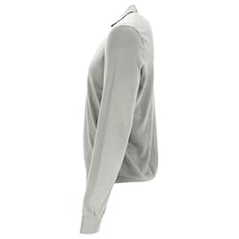 Apc-Polo à manches longues A.P.C. en coton gris-Gris