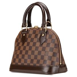 Louis Vuitton-Louis Vuitton Damier Canvas Alma BB 2way Bag Brown N41221-Metallic,Bronze