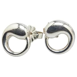 Tiffany & Co-TIFFANY&Co. SV925 Eternal Circle Silver Earrings Silver Ladies-Silvery,Metallic