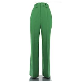 Gucci-GUCCI Trousers T.IT 38 Polyester-Green