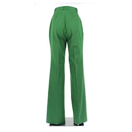 Gucci-GUCCI Trousers T.IT 38 Polyester-Green
