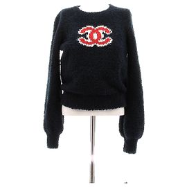 CHANEL Strickwaren T.FR 34 Wolle Marineblau