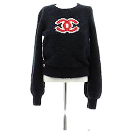 Chanel-CHANEL Knitwear T.FR 34 Wool-Navy blue