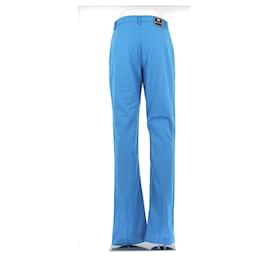 Marine Serre-MARINE SERRE Trousers T.International M Polyester-Blue