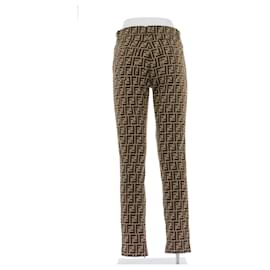 Fendi-FENDI Trousers T.IT 40 Cotton-Brown