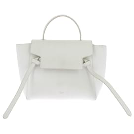 Céline-CELINE Handbags T.  Leather-White