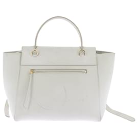 Céline-CELINE Handbags T.  Leather-White