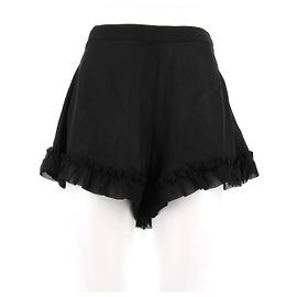 KHAITE Shorts T.US 2 Seta Nero