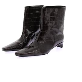 Autre Marque-LOULOU STUDIO Ankle boots T.EU 38 Leather-Brown