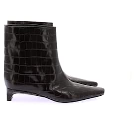 Autre Marque-LOULOU STUDIO Ankle boots T.EU 38 Leather-Brown
