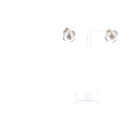 Christian Dior-CHRISTIAN DIOR Earrings T.  Pearl-White