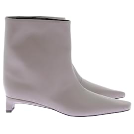 Autre Marque-LOULOU STUDIO Ankle boots T.EU 38 Leather-Grey