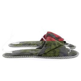 Autre Marque-NON SIGNE / UNSIGNED Flats T.EU 38 Cloth-Red
