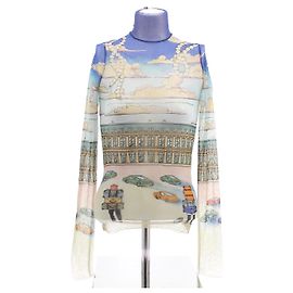 CASABLANCA Tops T.International S Polyester Blau