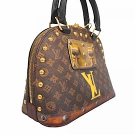 Louis Vuitton-Louis Vuitton Monogram Trompe L'oeil Alma BB Handbag-Brown,Black