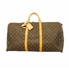 Louis Vuitton-Louis Vuitton Monogram Keepall 60 Boston Bag-Brown