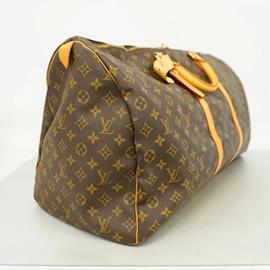 Louis Vuitton-Louis Vuitton Monogram Keepall 60 Boston Bag-Brown