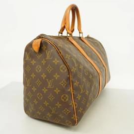 Louis Vuitton-Louis Vuitton Monogram Keepall 45 Boston Bag-Brown