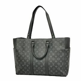 Louis Vuitton-Louis Vuitton Monogram Eclipse Tote Bag-Brown,Black