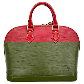 Louis Vuitton-Louis Vuitton Epi Alma Handbag-Red