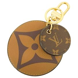 Louis Vuitton-Louis Vuitton Monogram Giant Reverse Porto Clay Keyring-Brown