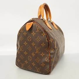 Louis Vuitton-Louis Vuitton Monogram Speedy 30 Handbag-Brown