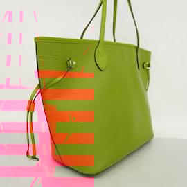 Louis Vuitton-Louis Vuitton Epi Neverfull MM Tote Bag-Red