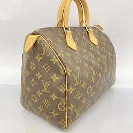 Louis Vuitton-Louis Vuitton Monogram Speedy 30 Handbag-Brown