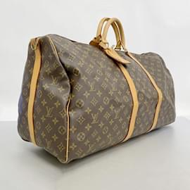Louis Vuitton-Louis Vuitton Boston Bag Monogram Keepall Bandouliere 60-Brown