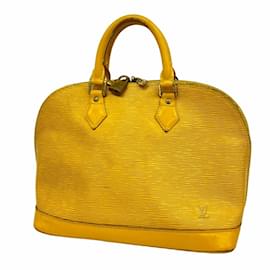Louis Vuitton-Louis Vuitton Epi Alma Handbag in Jaune-Yellow