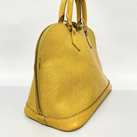 Louis Vuitton-Louis Vuitton Epi Alma Handbag in Jaune-Yellow