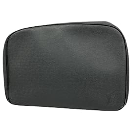 Louis Vuitton-Louis Vuitton Clutch Bag Taiga True Toilet GM M30212-Grey
