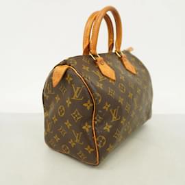 Louis Vuitton-Louis Vuitton Monogram Speedy 25 Handbag-Brown