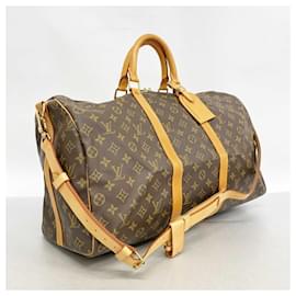 Louis Vuitton-Louis Vuitton Boston Bag Monogram Keepall Bandouliere 50-Brown