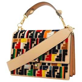 Fendi-Sac à main Fendi Zucca Canai-Marron,Multicolore