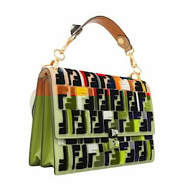 Fendi-Sac à main Fendi Zucca Canai-Marron,Multicolore