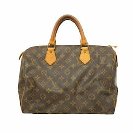 Louis Vuitton-Louis Vuitton Monogram Speedy 30 Handbag-Brown