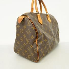 Louis Vuitton-Louis Vuitton Monogram Speedy 30 Handbag-Brown